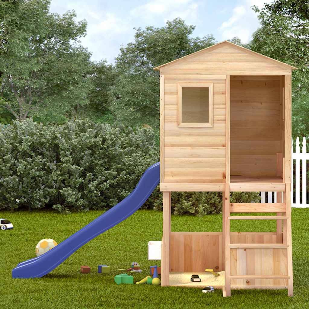 vidaXL Spielturm Massivholz Tanne