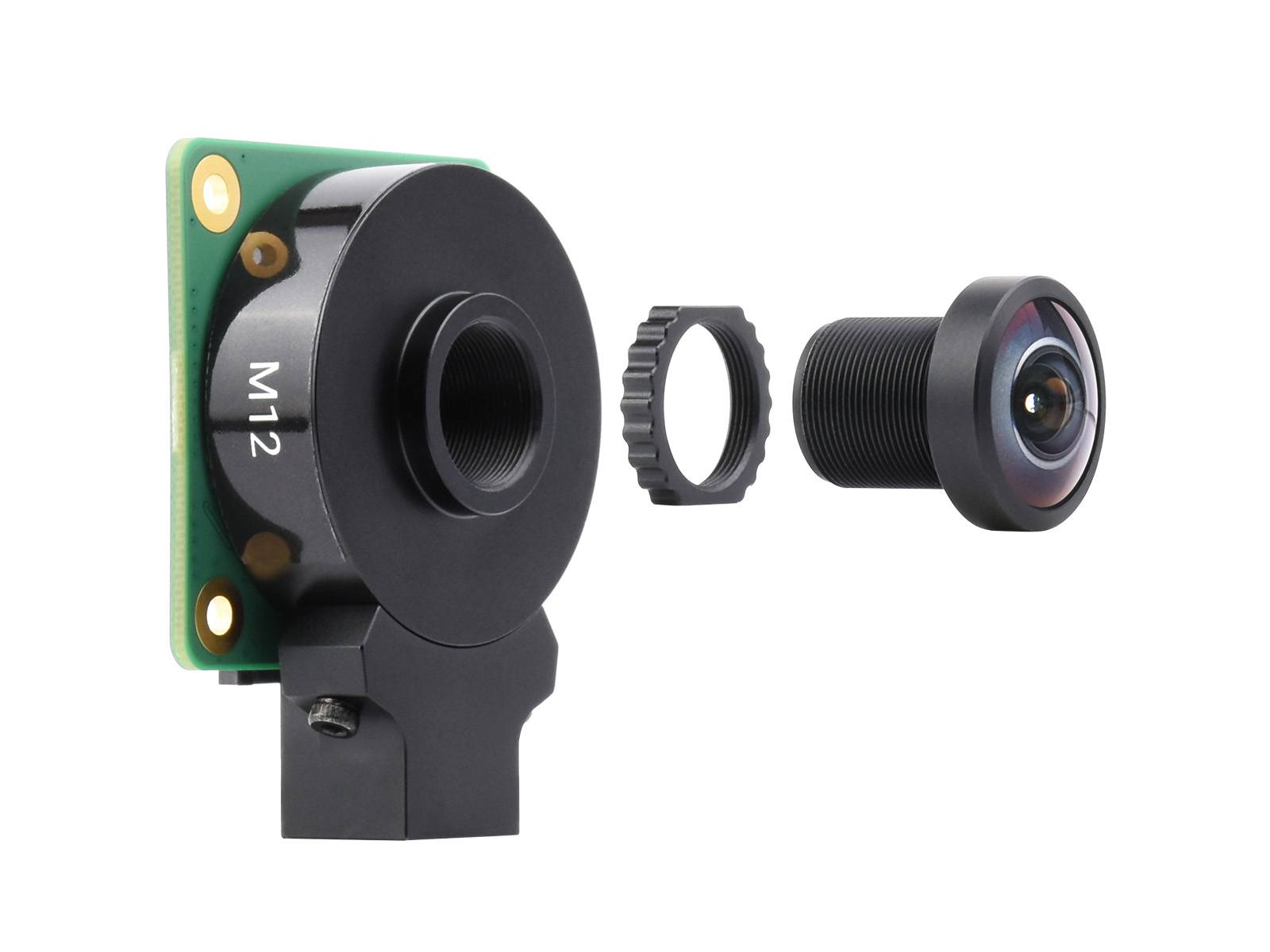 WaveShare M12 High Resolution Lens 14MP 184.6° FoV for Raspberry Pi
