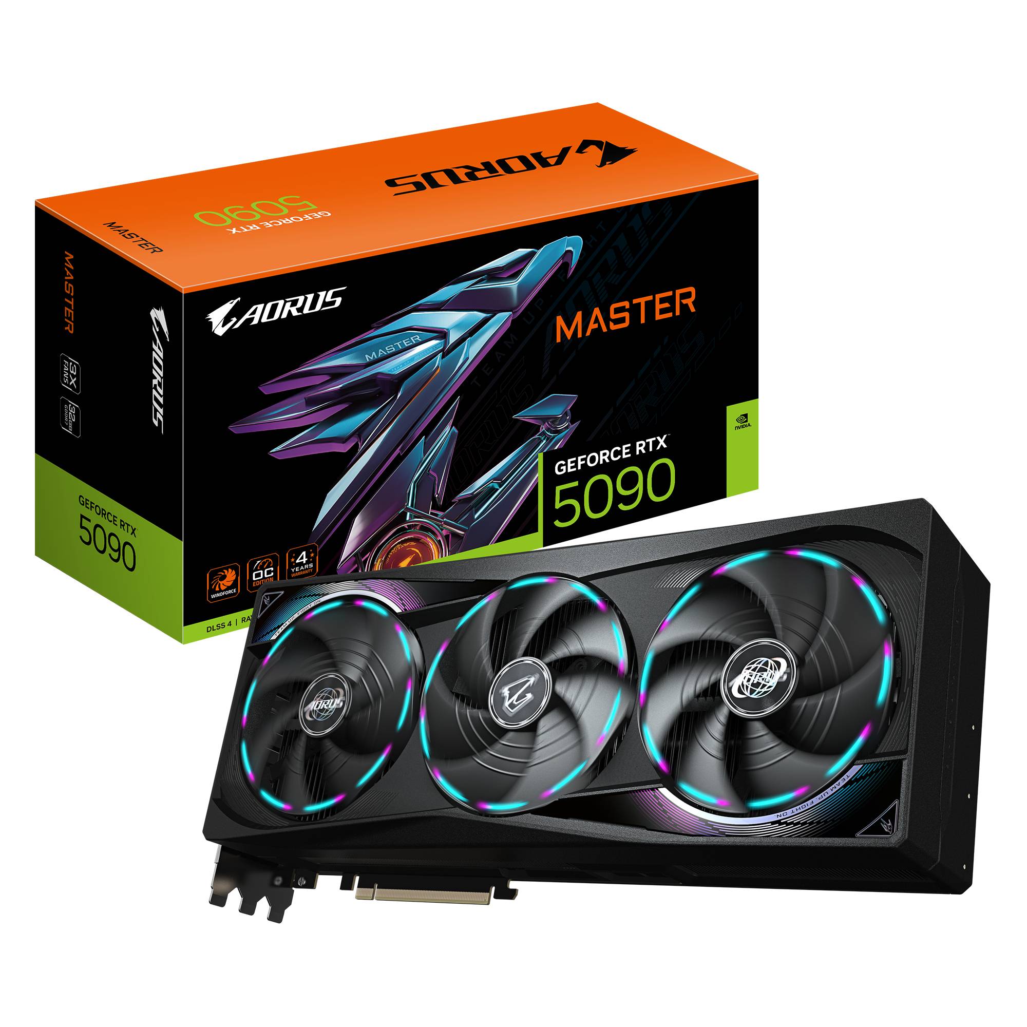 Gigabyte RTX5090 AORUS Master 32GB GDDR7 HDMI 3xDP