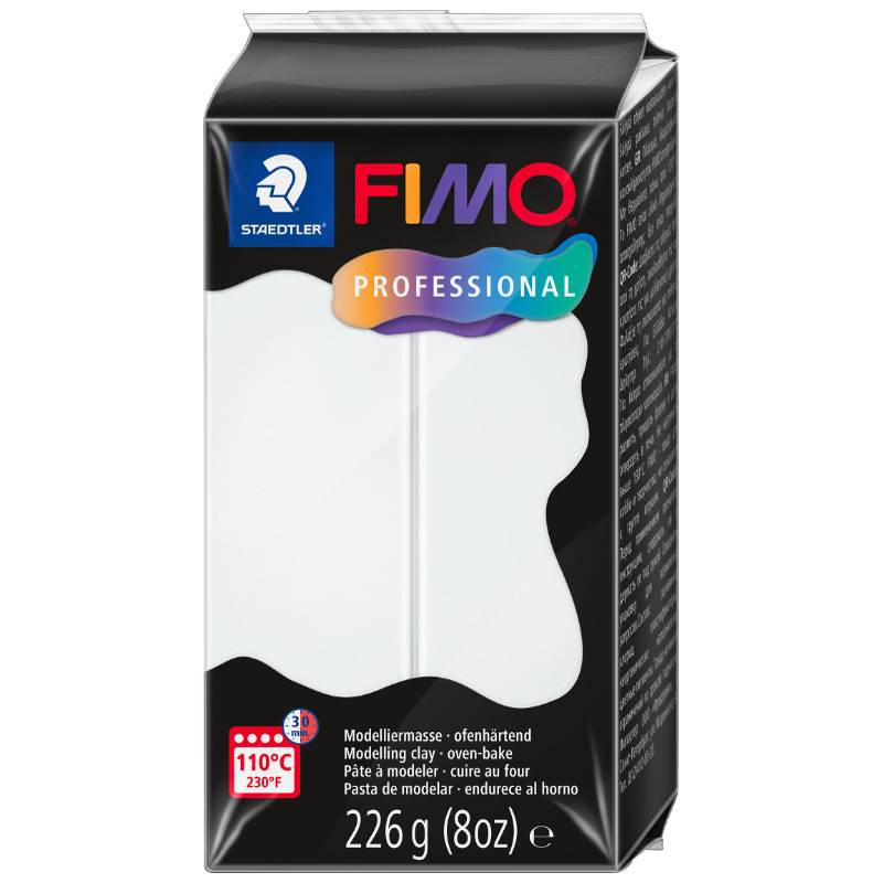 FIMO PROFESSIONAL Modelliermasse, ofenhärtend, 226 g, weiß