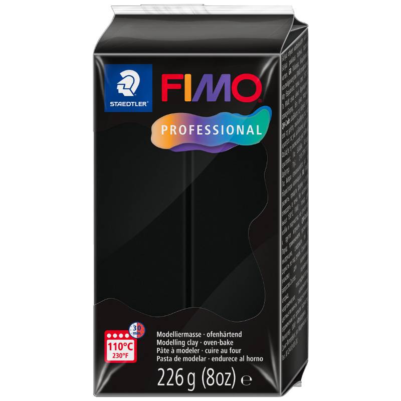 FIMO PROFESSIONAL Modelliermasse, ofenhärtend, schwarz