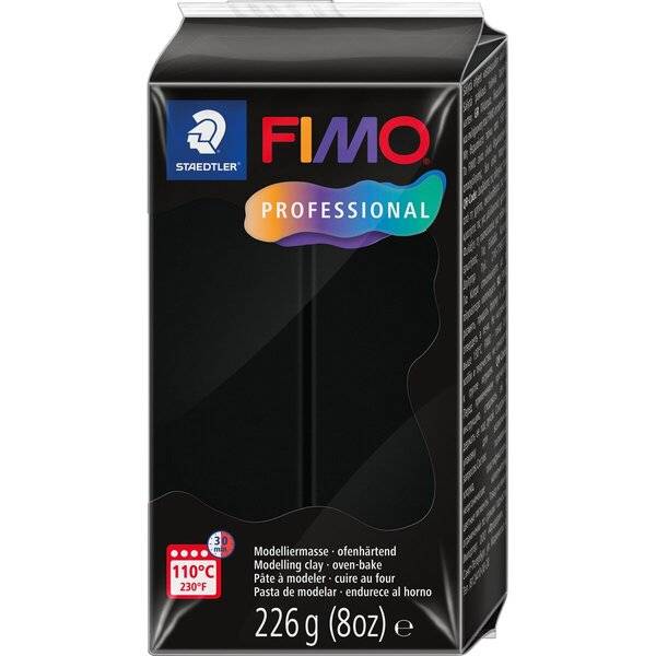 Modelliermasse Fimo professsional 226g schwarz