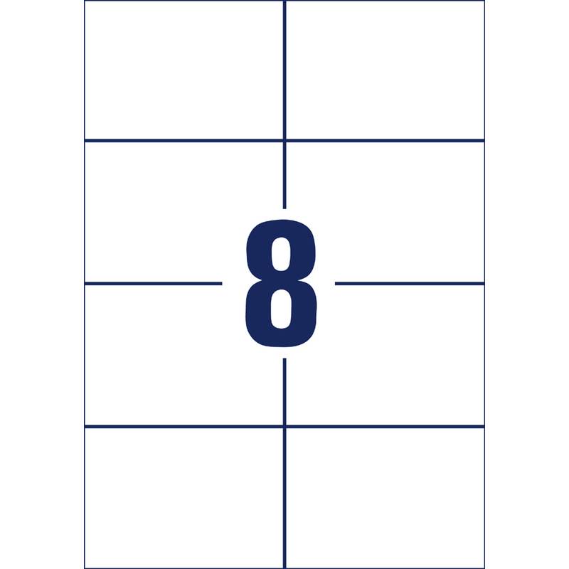 AVERY Zweckform Versand-Etiketten, 105 x 74 mm, weiß