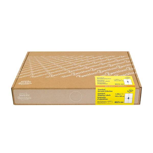 Etikett Versand 105 x 148mm ILK weiß 300 Blatt 1200 Stück