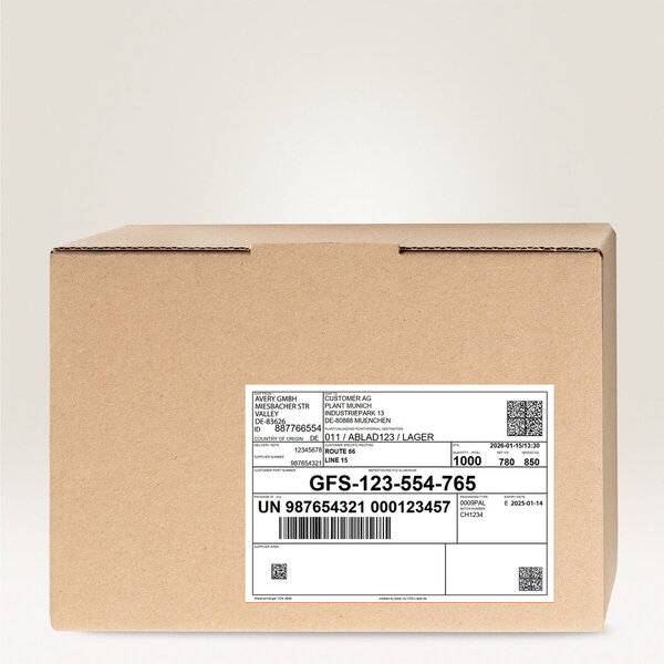 Etikett Versand 105 x 148mm ILK weiß 300 Blatt 1200 Stück