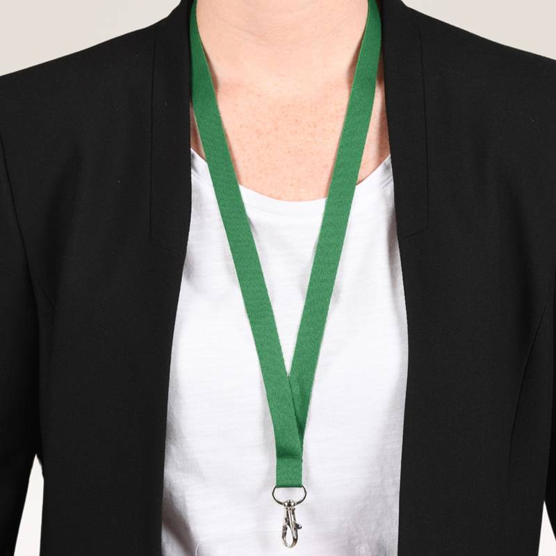 AVERY Textilband / Lanyard, aus rPET, 440 x 15 mm, grün