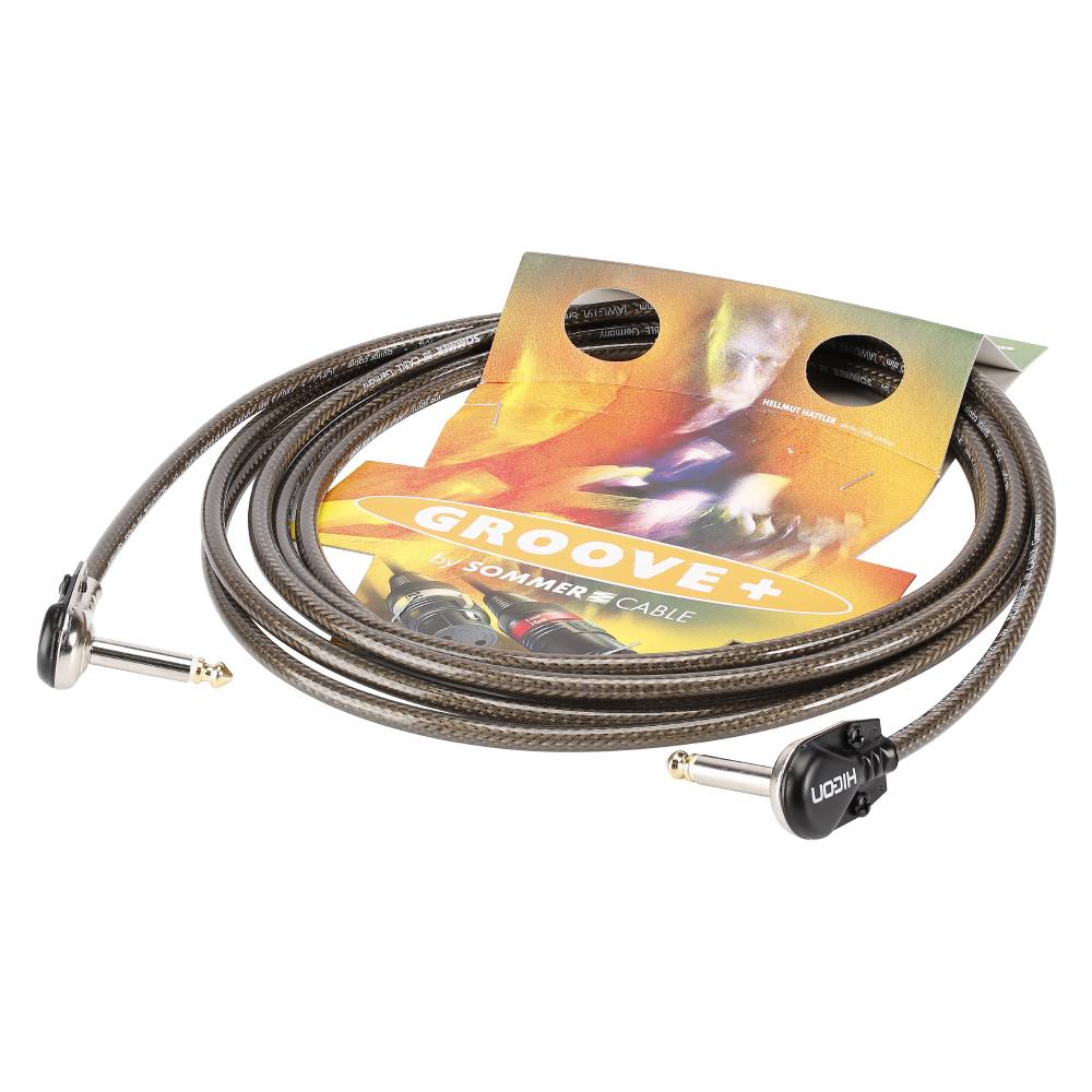 Instrumentenkabel Spirit XS Highflex, 1 x 0,75 mm² | Klinke 90° / Klinke 90°, HICON