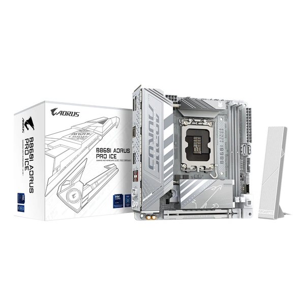 Gigabyte B860I AORUS Pro ICE (B860,S1851,mITX,DDR5) Gigabyte B860I AORUS Pro ICE (B860,S1851,mITX,DDR5)
