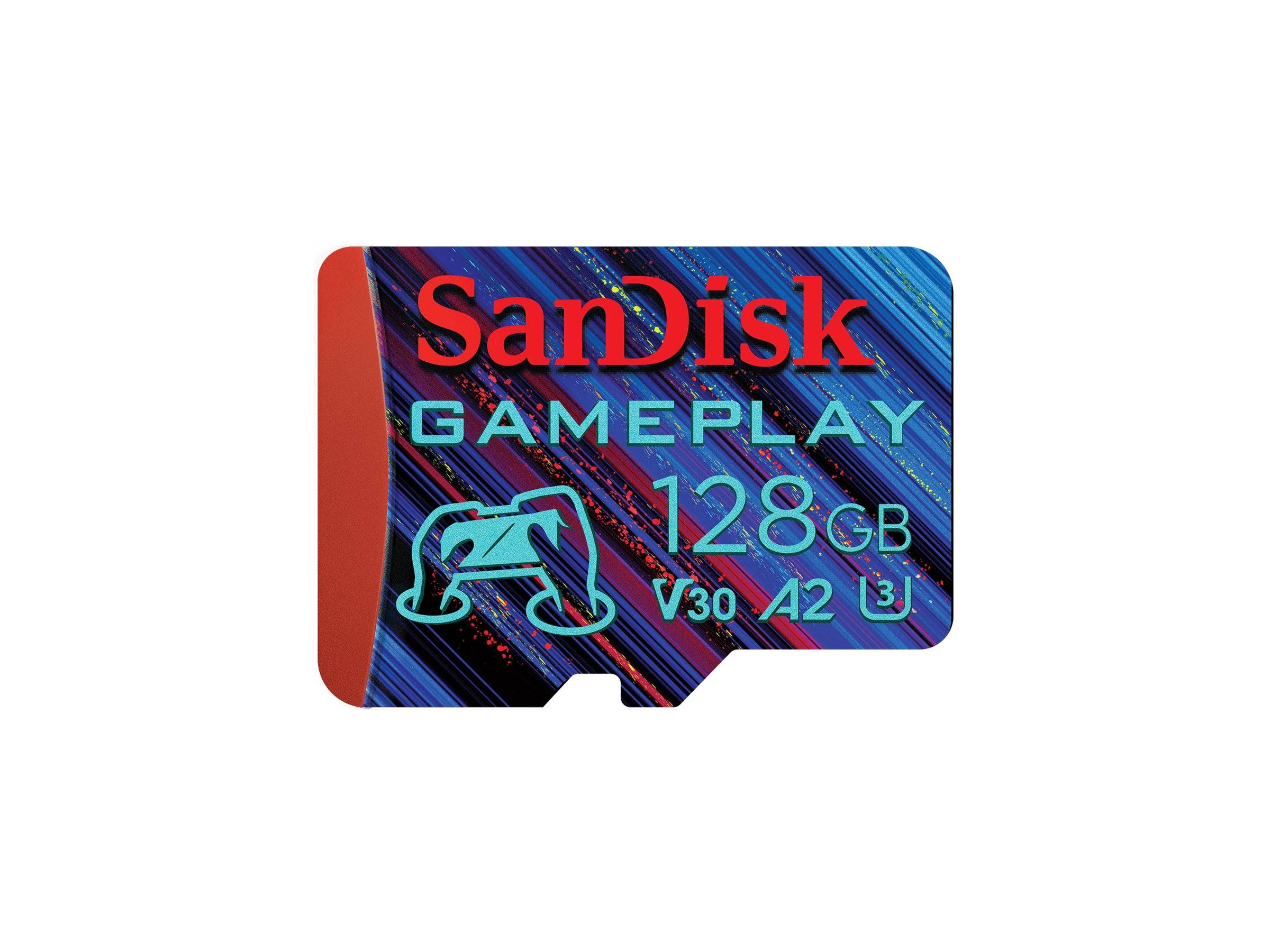 SanDisk GamePlay - Flash-Speicherkarte - 128GB - A2 / Video Class V30 / UHS-I U3