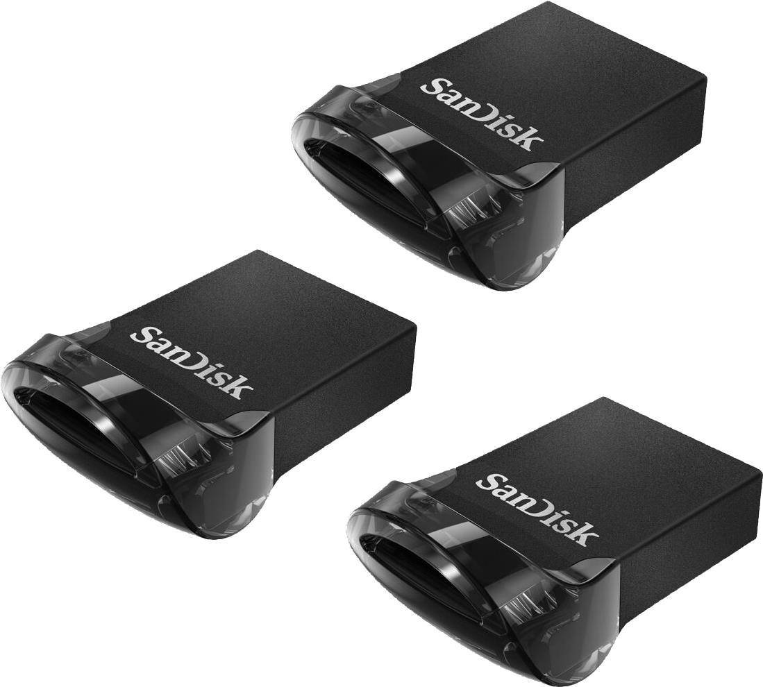 SanDisk Ultra Fit 64GB 3er Pack