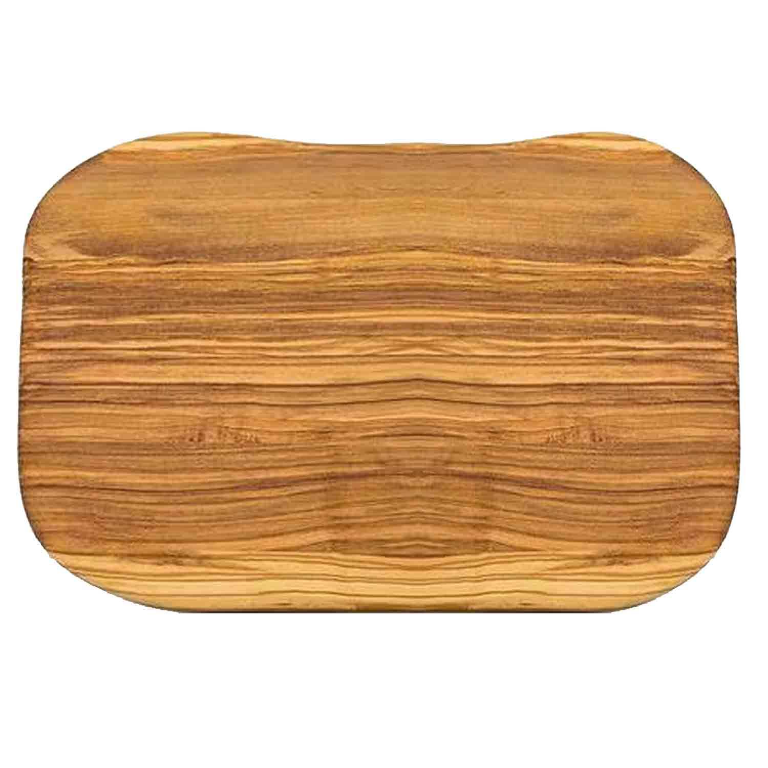 Continenta Olivenholz Schneidebrett 29 x 18 x 1,6 cm