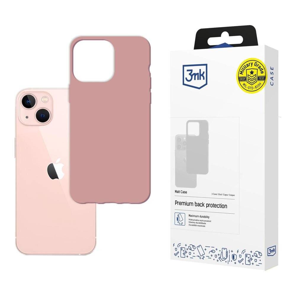 „iPhone in Rosa mit passendem rosa Matter-Case und Verpackung mit Gewährleistungssiegel und Branding, das hochwertige Rückenschutz betont.
