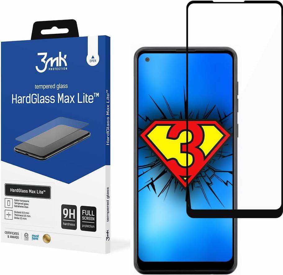 3mk HardGlass Max Lite Black pro Samsung Galaxy A21s (SM-A217) (5903108254564)