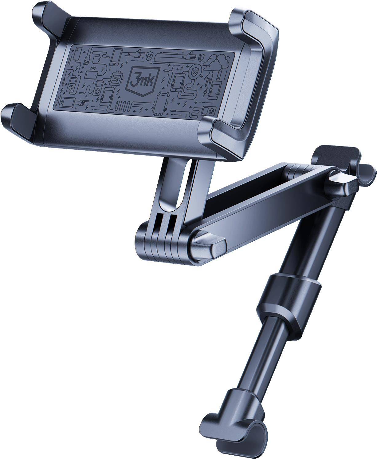 Handyhalterung für Kopfstütze 3mk Grau Griff Auto (5903108543194)