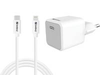 SANDBERG Netzteil - 2-in-1 - 20 Watt - 3 A - PD (24 pin USB-C)
