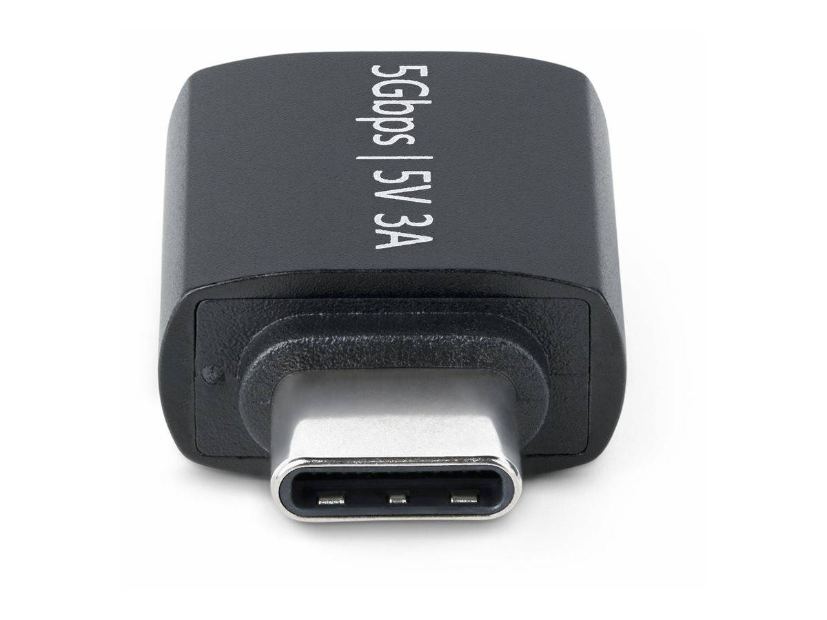 StarTech.com USB-C to USB-A Adapter, USB 5Gbps, Compact USB-C Male to USB-A Female Adapter, Durable Metal Housing, M/F -