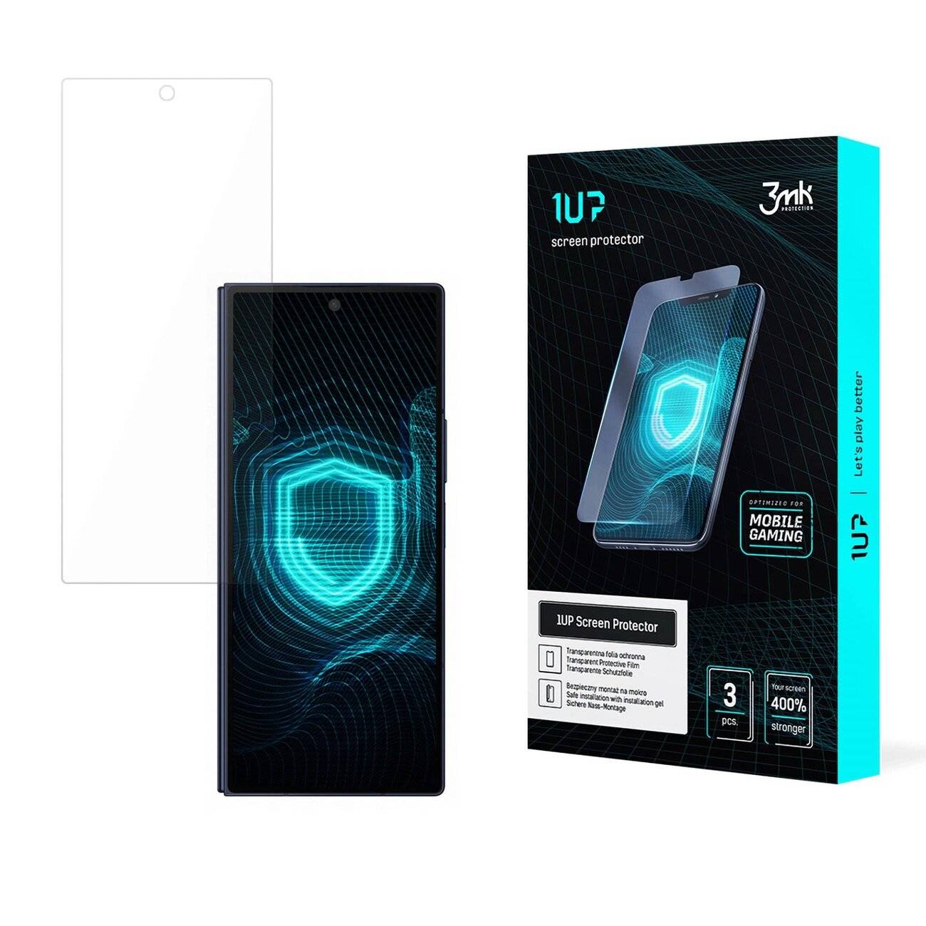 3mk 1UP Gaming-Folie Samsung Galaxy Z Fold 6 Vorderseite