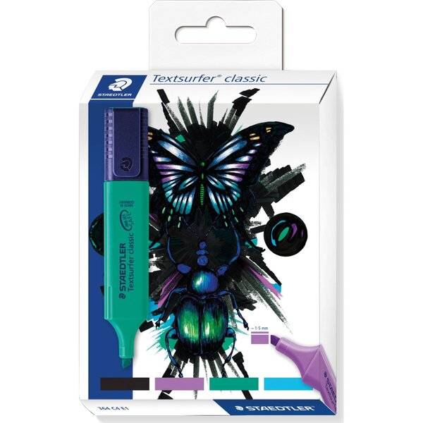 Textmarker Textsurfer classic 4 Stück