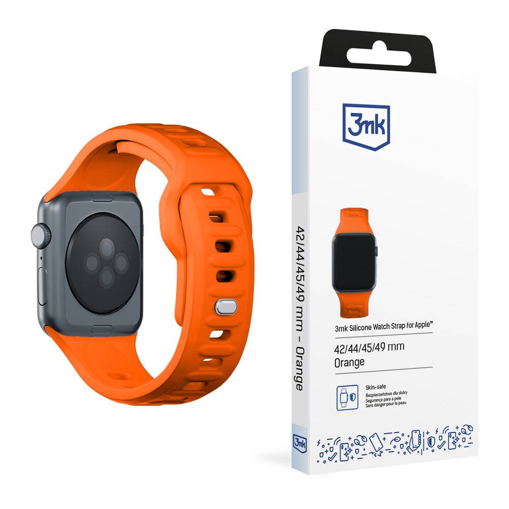 3mk Silikon- Watch Apple 42/44/45/49 mm – Orange