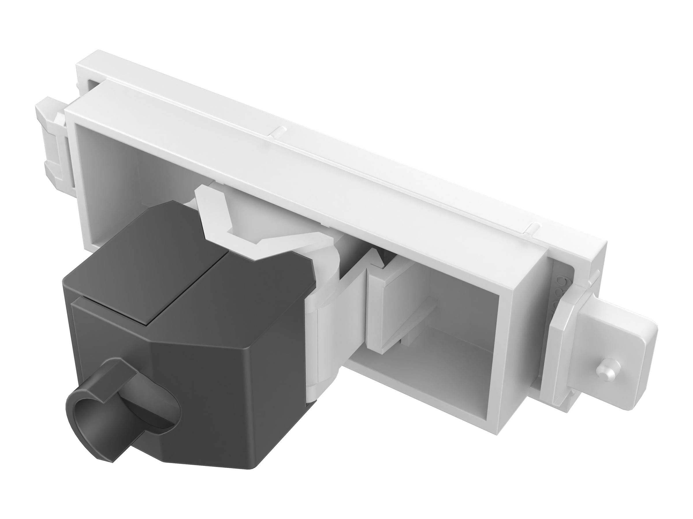Vision Techconnect - Modulare Eingabe - auf derFrontplatte montierbar - CAT 6a -