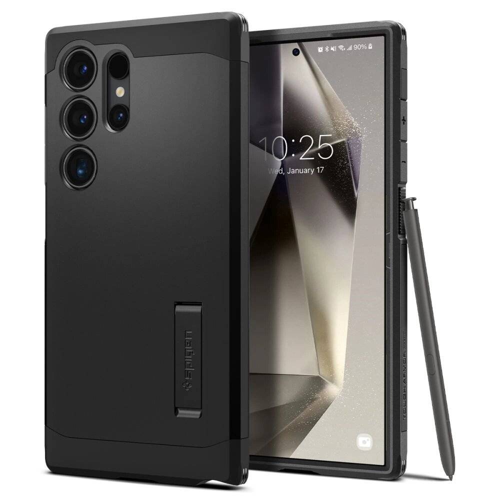 Spigen Tough Armor MagSafe Hülle Samsung Galaxy S24 Ultra – Schwarz