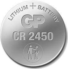 GP Batteries Lithium CR2450 Einwegbatterie Lithium-Manganese Dioxide (LiMnO2) (103383)