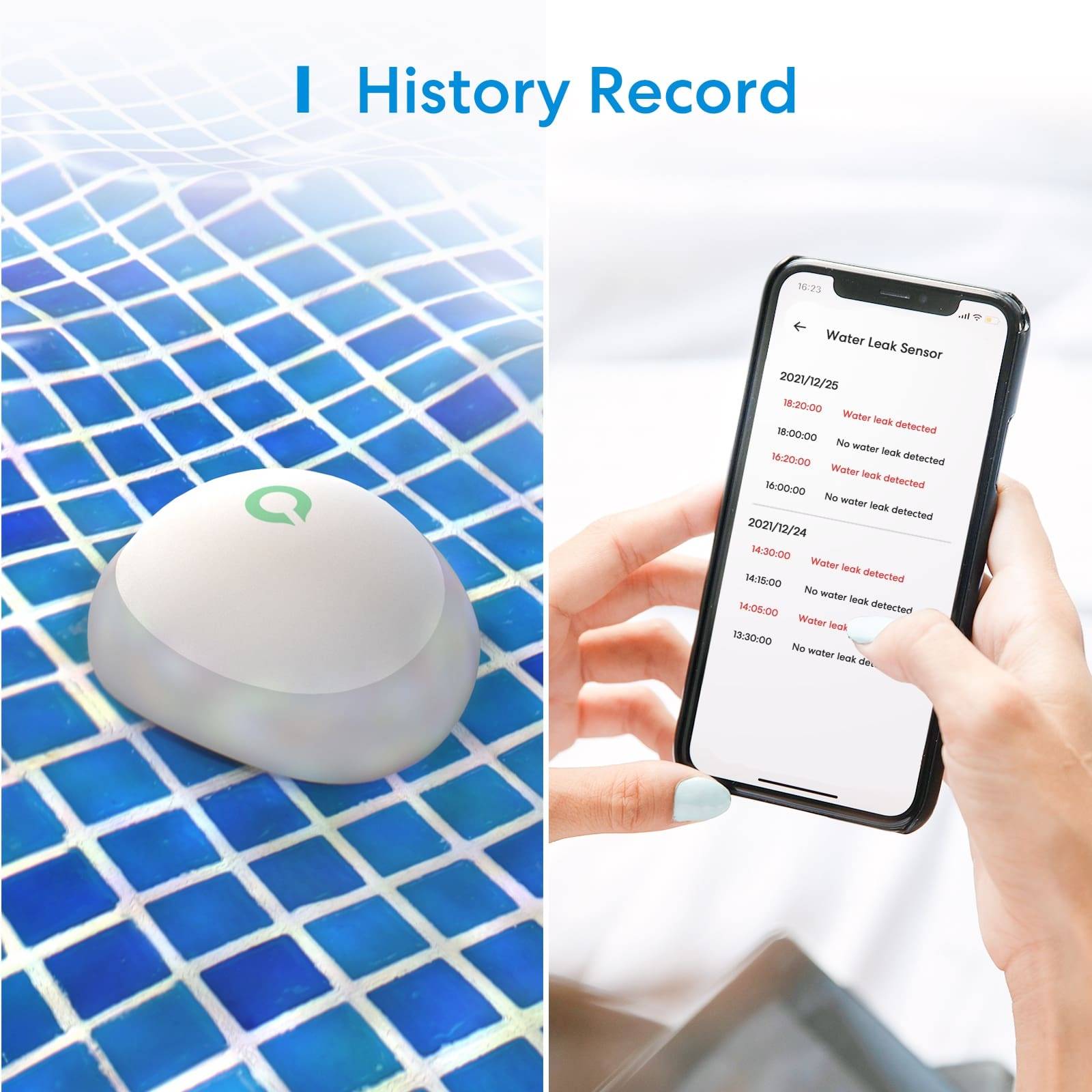 MEROSS Smart Wassermelder Starter Kit MS400HHK-EU, inkl. Hub