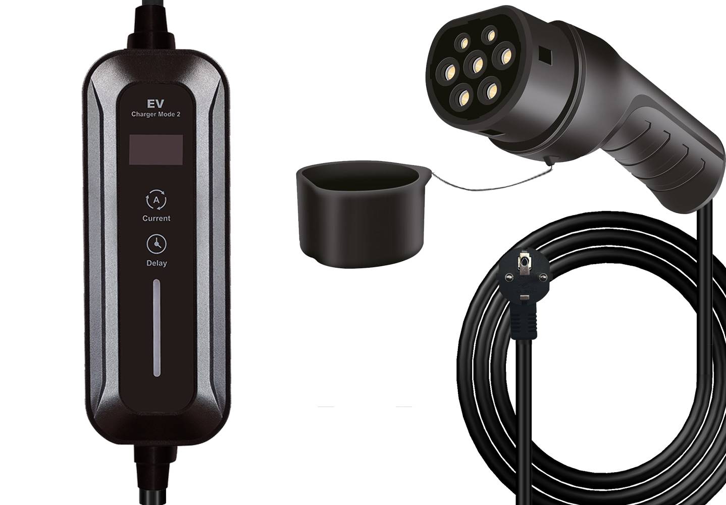 helos Mode 2 EV Ladegerät max.3.7KW,16A 1-phasig IP20 Schutzkontaktstecker 5m