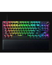 Razer Tastatur Huntsman V3 Pro Tenkeyless Schwarz Optisch QWERTY Handballenauflage USA