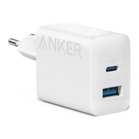 ANKER INNOVATIONS - Anker 312 - Netzteil - 20 Watt - 3 A - PD - 2 Ausgabeanschlussstellen (USB, 24 pin USB-C) ANKER INNOVATIONS - Anker 312 - Netzteil - 20 Watt - 3 A - PD - 2 Ausgabeanschlussstellen (USB, 24 pin USB-C)