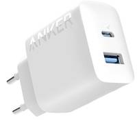 ANKER INNOVATIONS - Anker 312 - Netzteil - 20 Watt - 3 A - PD - 2 Ausgabeanschlussstellen (USB, 24 pin USB-C)
