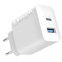 ANKER INNOVATIONS - Anker 312 - Netzteil - 20 Watt - 3 A - PD - 2 Ausgabeanschlussstellen (USB, 24 pin USB-C) ANKER INNOVATIONS - Anker 312 - Netzteil - 20 Watt - 3 A - PD - 2 Ausgabeanschlussstellen (USB, 24 pin USB-C)
