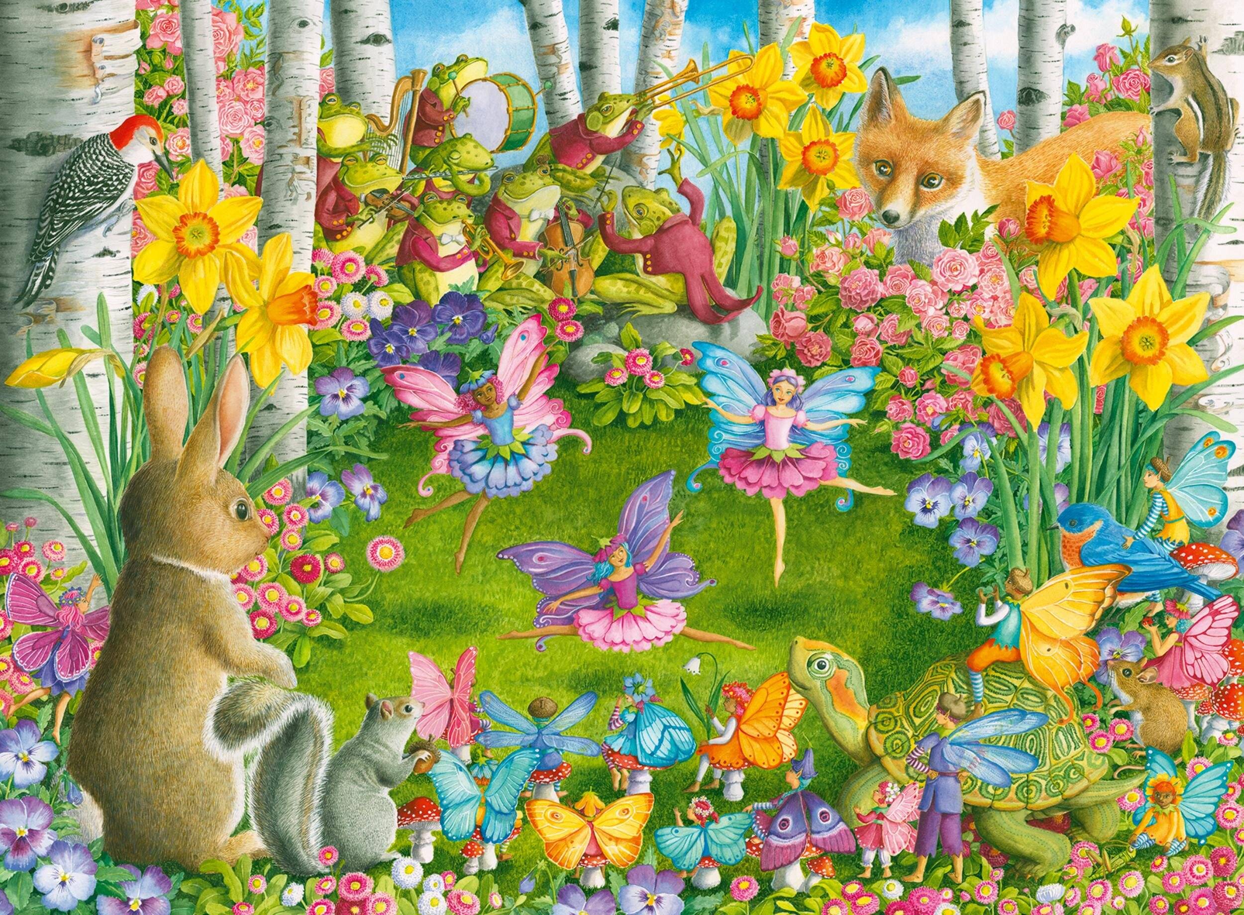 RAVENSBURGER Puzzle Ballett der Feen XXL 100 Teile