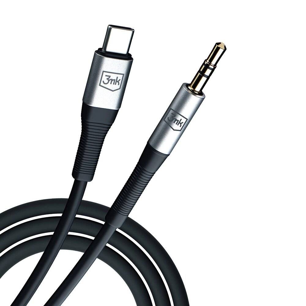 Zubehör – 3mk AUX-Kabel USB-C Klinke 3,5 mm