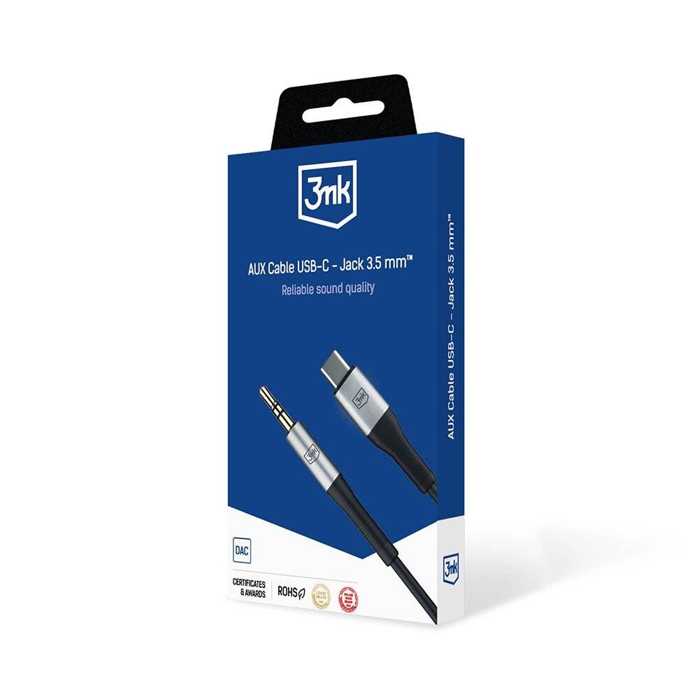 Zubehör – 3mk AUX-Kabel USB-C Klinke 3,5 mm