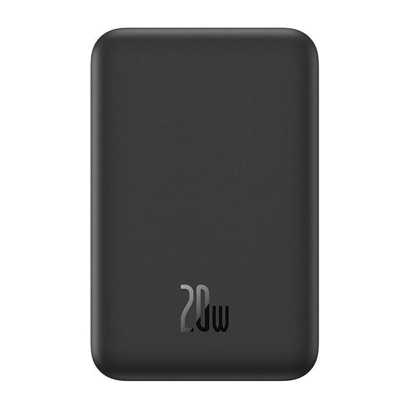 Magnetische Mini-Powerbank Baseus 5000mAh, USB-C 20W (schwarz)