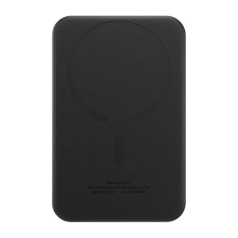 Magnetische Mini-Powerbank Baseus 5000mAh, USB-C 20W (schwarz)