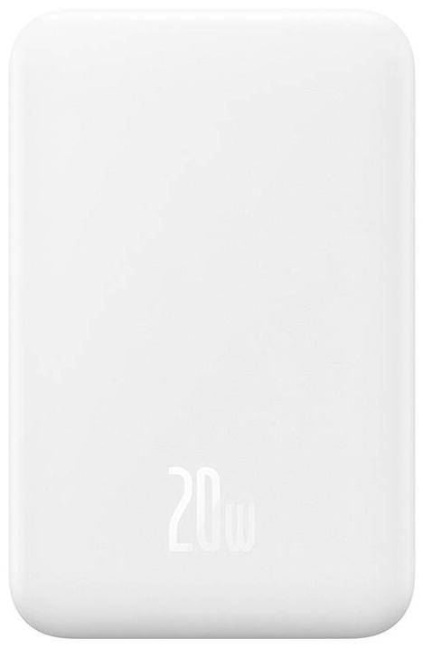 Baseus Magnetic Powerbank, MagSafe, USB-C, 5.000mAh, 20W, weiß