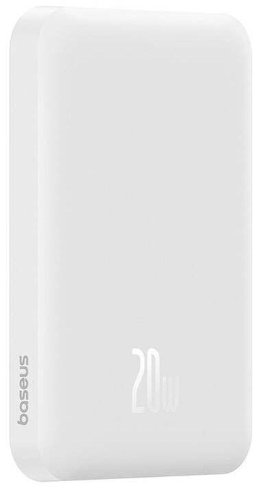 Baseus Magnetic Powerbank, MagSafe, USB-C, 5.000mAh, 20W, weiß