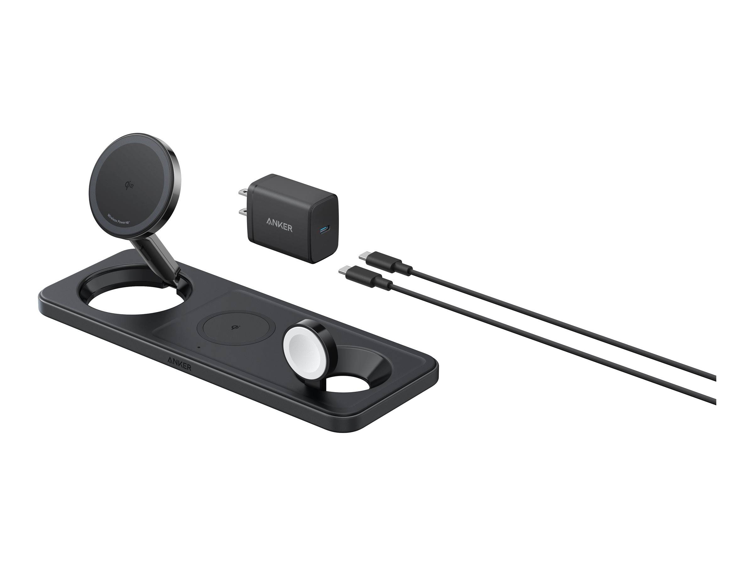 Anker Innovations Anker MagGo - Induktive Ladematte - 3-in-1 + AC-Netzteil