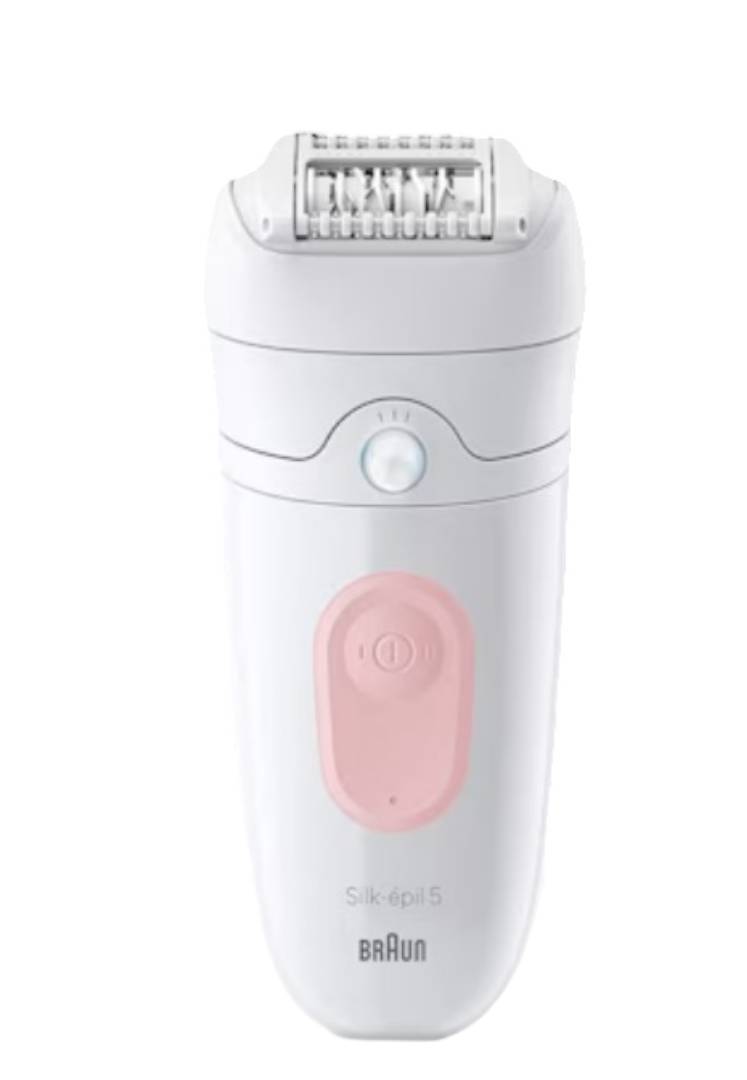 Braun Silk-epil 5-000 weiss/rosa incl. Reinigungsbürste