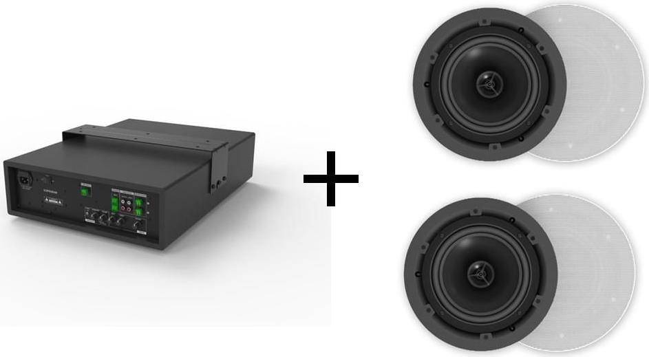 VivoLink audiopack Subwoofer 8'' 50W+ 2 x ceiling speakers