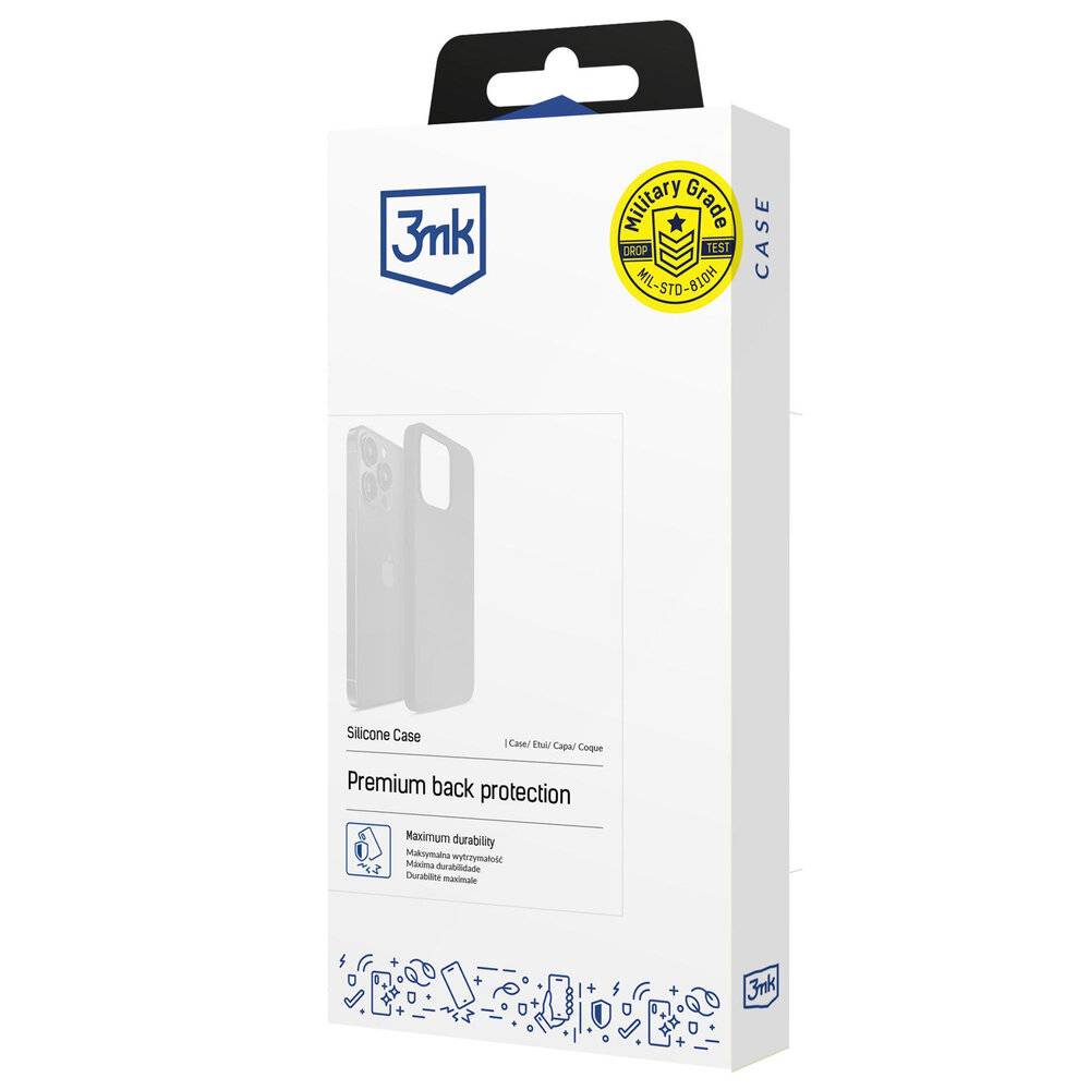 3mk Silikonhülle iPhone 16 Pro - Marineblau