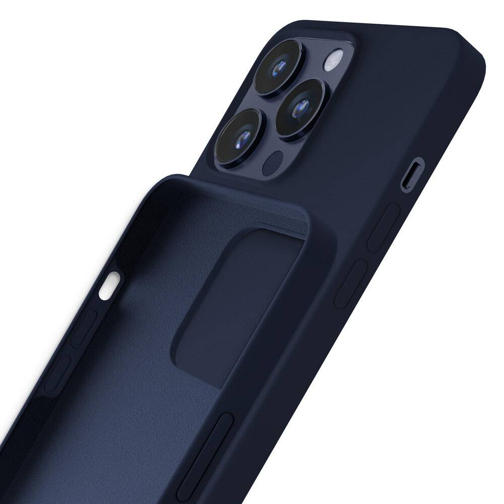 3mk Silikonhülle iPhone 16 Pro Max - Marineblau