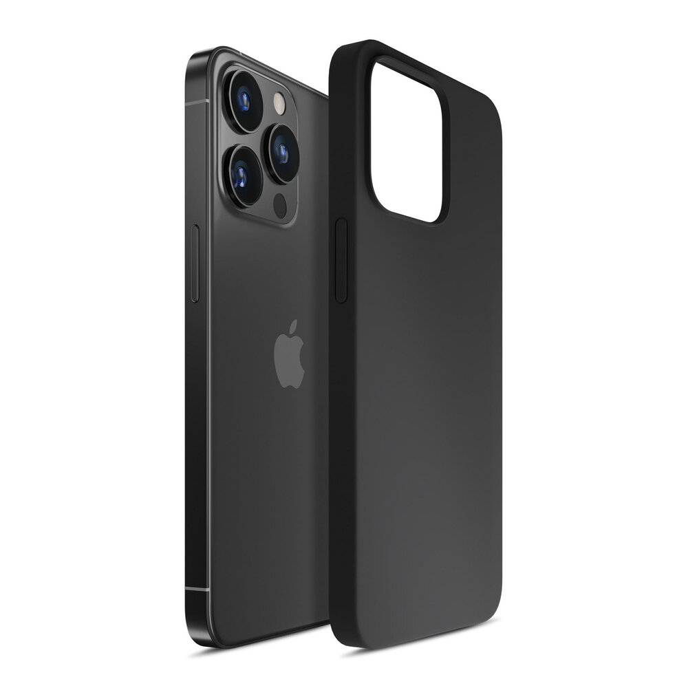 3mk Silikonhülle iPhone 16 Pro Max – Schwarz