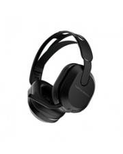 Schwarze kabellose Kopfhörer mit gepolsterten Ohrmuscheln und verstellbarem Kopfbügel, entwickelt für Komfort und klaren Ton.