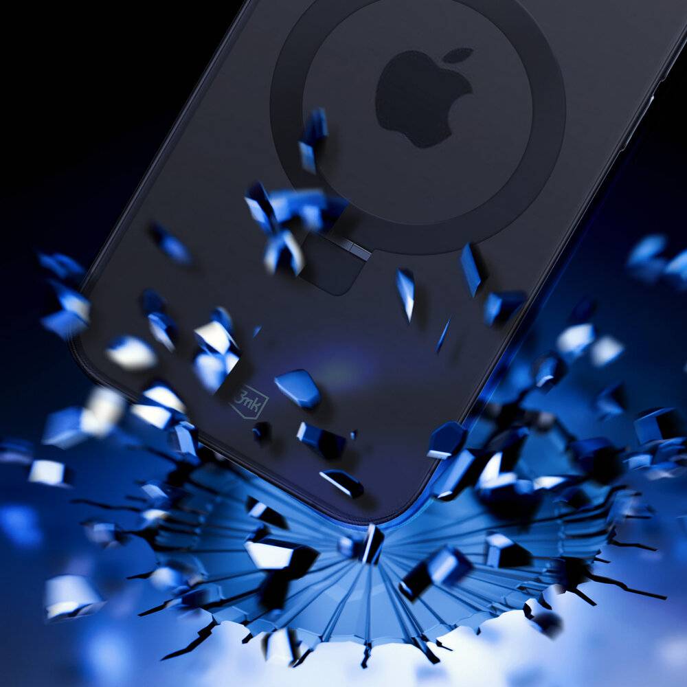 3mk Smoke Case Mag&Stand Hülle Apple iPhone 13 pro max – Schwarz