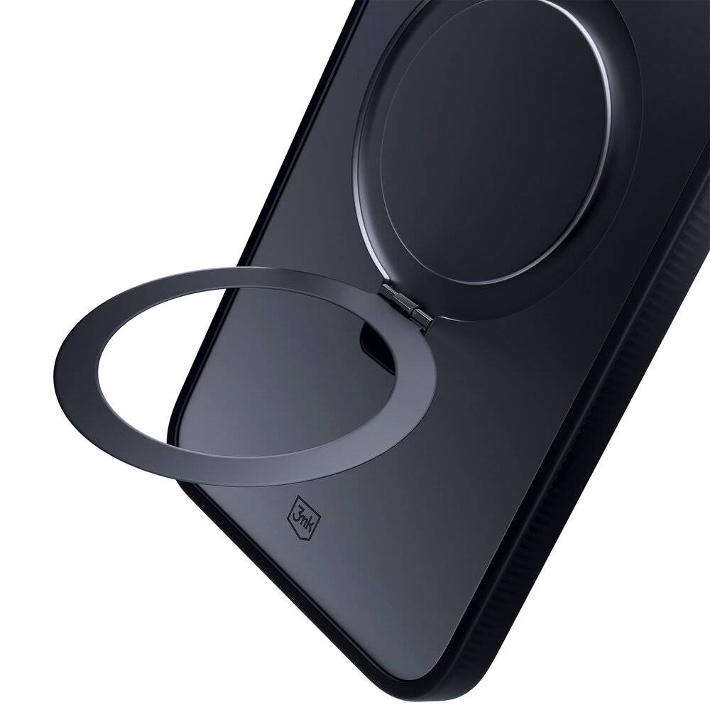 3mk Smoke Case Mag&Stand Hülle Apple iPhone 15 pro max – Schwarz