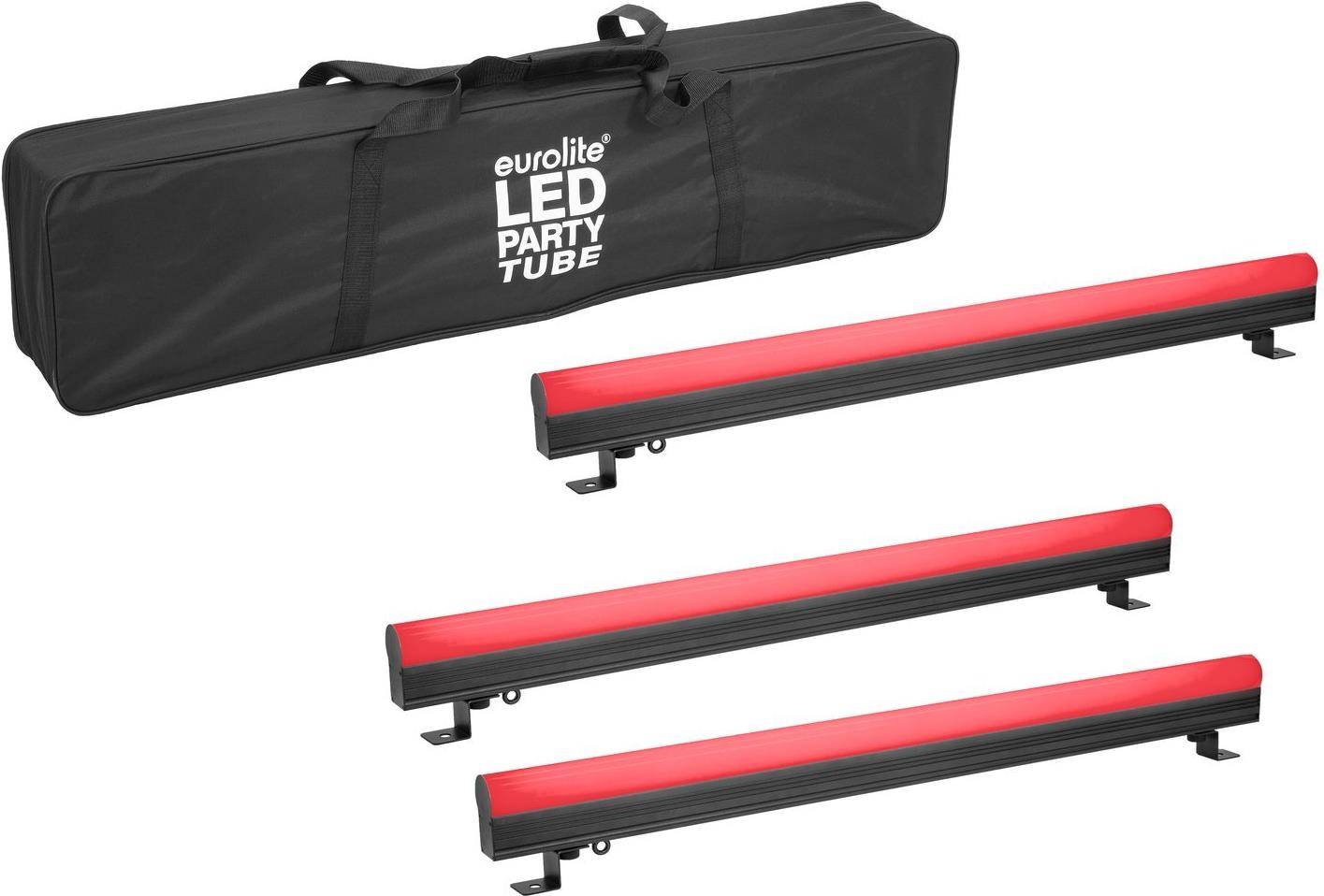 EUROLITE Set 3x AKKU PT-100/32 Pixel DMX Tube + Soft-Bag (20001019)