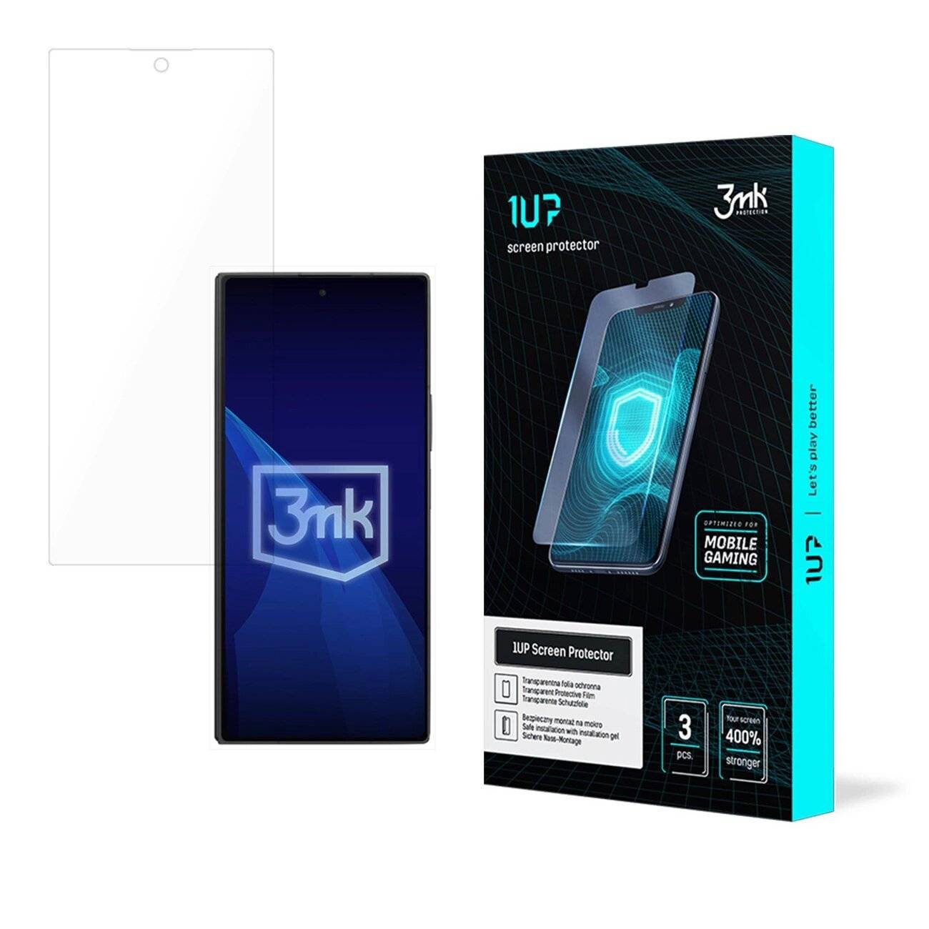 Gaming-Folie 3mk 1UP Samsung Galaxy Z Fold Special Edition Vorderseite